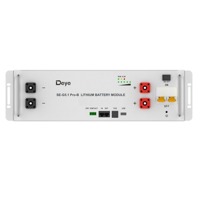 Комплект автономного енергопостачання Deye 6 кВт SUN-6K-SG06LP1-EU-BM2 + Deye SE-G5.1 Pro-B 2 шт 5.12 кВт·год - Фото 7 Комплект автономного енергопостачання Deye 6 кВт SUN-6K-SG06LP1-EU-BM2 + Deye SE-G5.1 Pro-B 2 шт 5.12 кВт·год - зображення 7