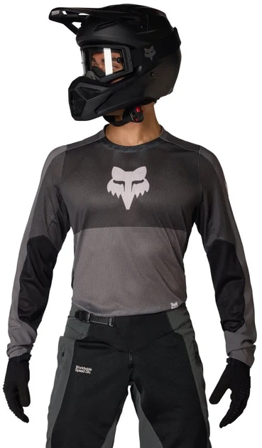Джерси Fox Ranger Air Grey XL серое drirelease Rider Attack Position эндуро - изображение 5