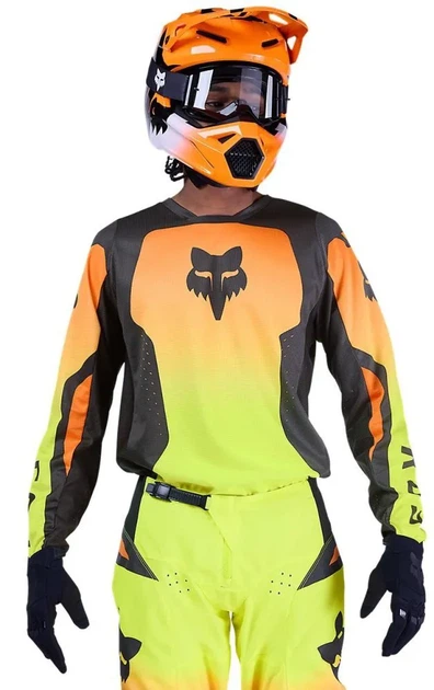 Джерси мотокроссовое Fox 180 Jersey Shield желтое, размер XXL - изображение 3