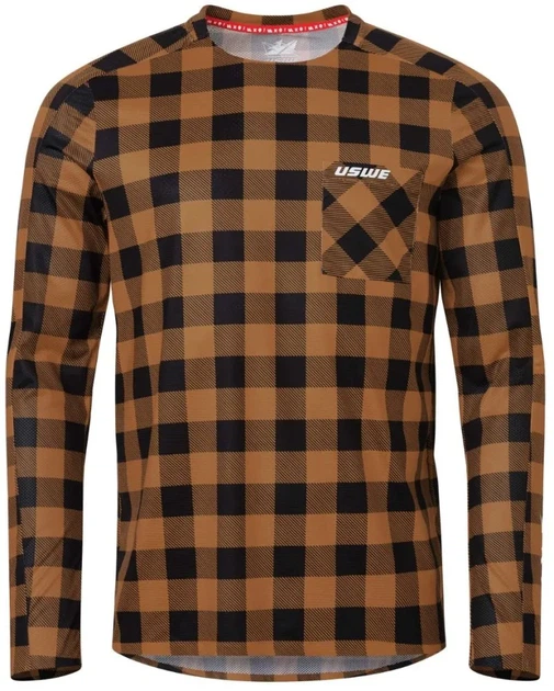 Джерси эндуро USWE Flannel Jersey бронзовое, размер M - изображение 2
