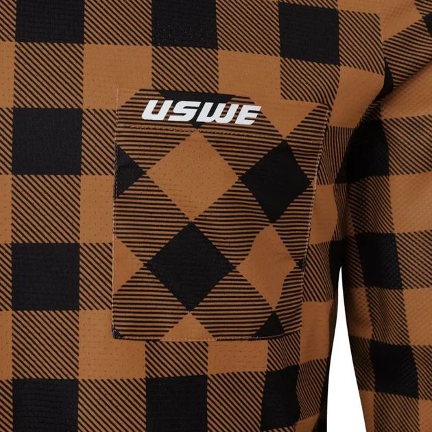 Джерси эндуро USWE Flannel Jersey бронзовое, размер M - изображение 4