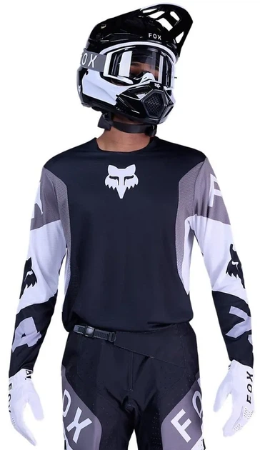 Джерси мотокроссовое Fox 360 Jersey Tine черное, размер XL - изображение 3