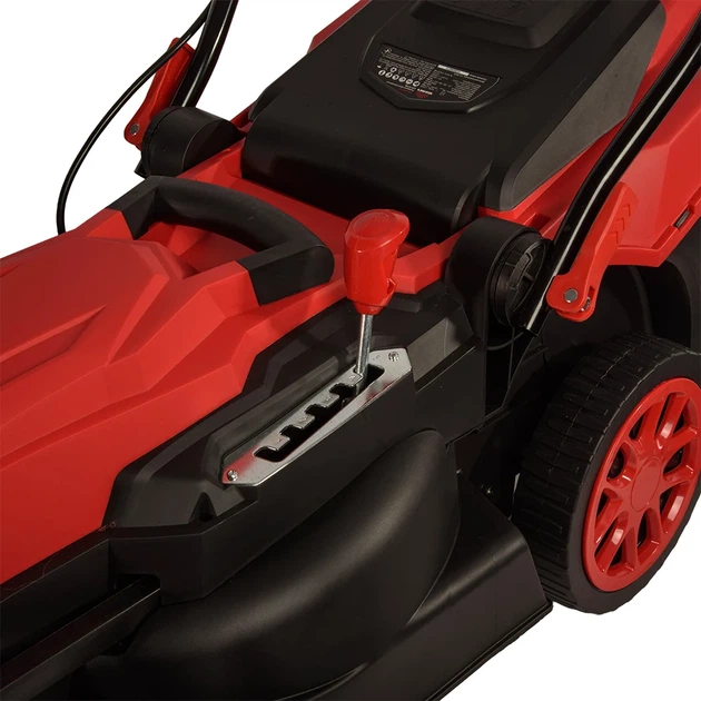 Газонокосарка Vitals Master EZP 3816jb 1600 Вт 38 см чорна з червоним - зображення 7