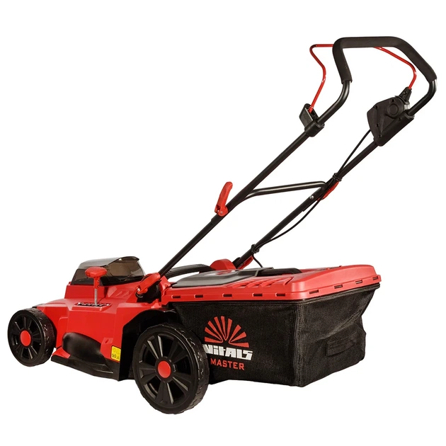 Газонокосарка Vitals Master AZP 36430 36В 43 см чорна з травозбірником 50 л 14 кг - зображення 3