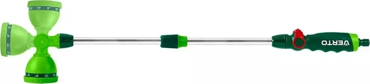 Ручной ороситель Verto, 1/2"-3/4", высота 77-113 см, 10 режимов полива, удобная регулировка напора воды большим пальцем. - изображение 3