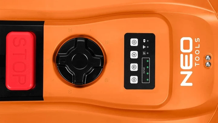 Газонокосарка-робот Neo Tools Energy+ 18В 6А·год 20-60мм 67дБ 600м² помаранчева - зображення 5