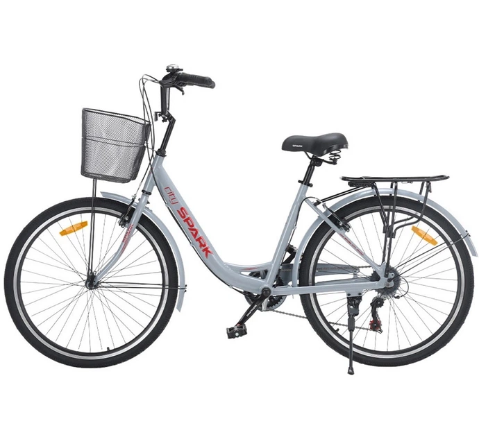 Велосипед AL 26" Spark CITY CELINE рама 17" светло-серый (239981) - изображение 2