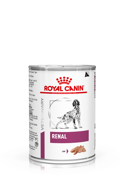Лікувальний корм Royal Canin Renal Canine Wet 410 г (40200040) x12 шт. - Фото 1 Лікувальний корм Royal Canin Renal Canine Wet 410 г (40200040) x12 шт. - зображення 1