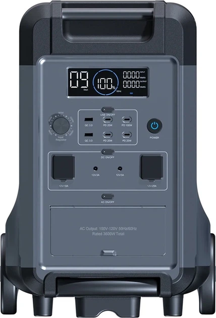 Зарядная станция Abok ARK3600 3840 Вт*ч 3600 Вт LiFePO4 UPS, 4000+ циклов - изображение 2