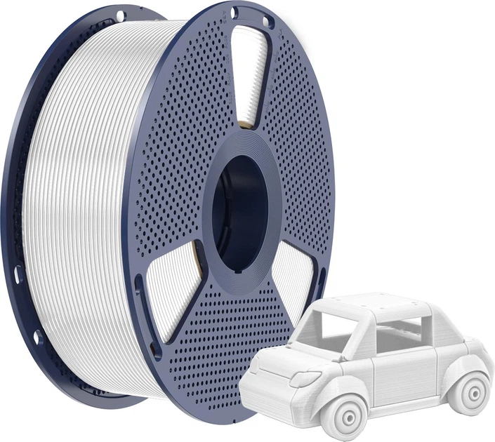 SUNLU PETG Filament White 1 кг 1.75 мм – Пластик (філамент) для 3D-принтера, Білий , на котушці - изображение 3