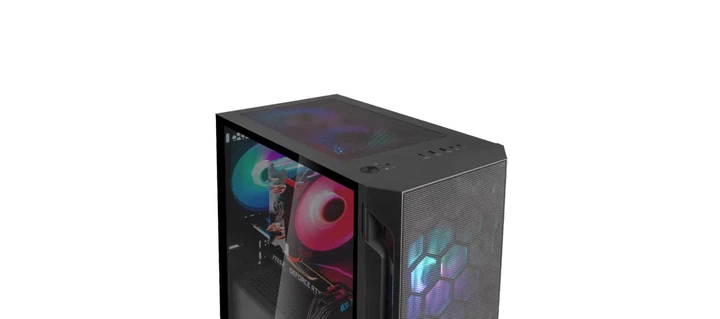 Корпус SilverStone Fara FAH1MB-PRO без БП, 1xUSB3.0, 2xUSB2.0, 3x120мм, ARGB, VGA 320мм, LCS ready, TG боковая панель, mATX, черный. - изображение 4