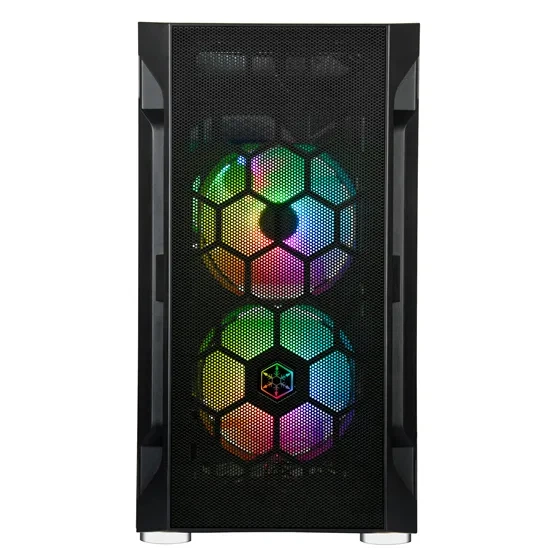Корпус SilverStone Fara FAH1MB-PRO без БП, 1xUSB3.0, 2xUSB2.0, 3x120мм, ARGB, VGA 320мм, LCS ready, TG боковая панель, mATX, черный. - изображение 5