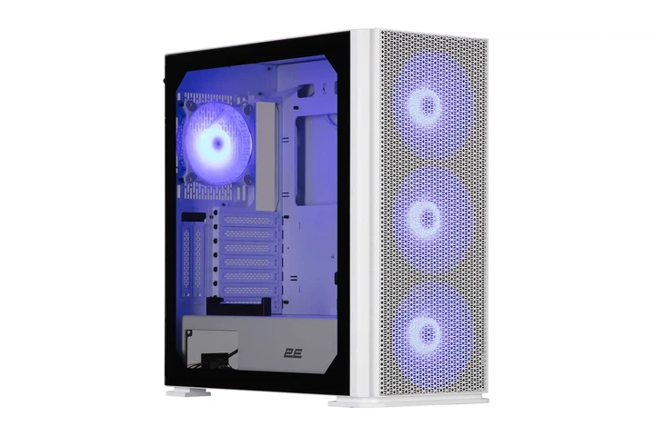Корпус 2E Gaming белый Large Mid Tower ARGB 3x140мм 1x120мм 2xUSB3.0 1xUSBType-C - изображение 4