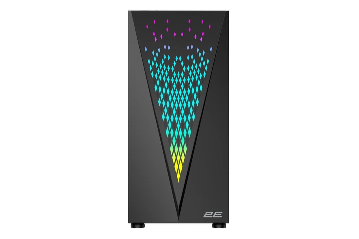 Корпус 2E GAMING Galaxy G2055 без БЖ 2xUSB3.0, 1xUSB2.0, 3x120мм ARGB, VGA 345мм, LCS ready, HUB, TG боковая панель, ATX, черный. - изображение 4