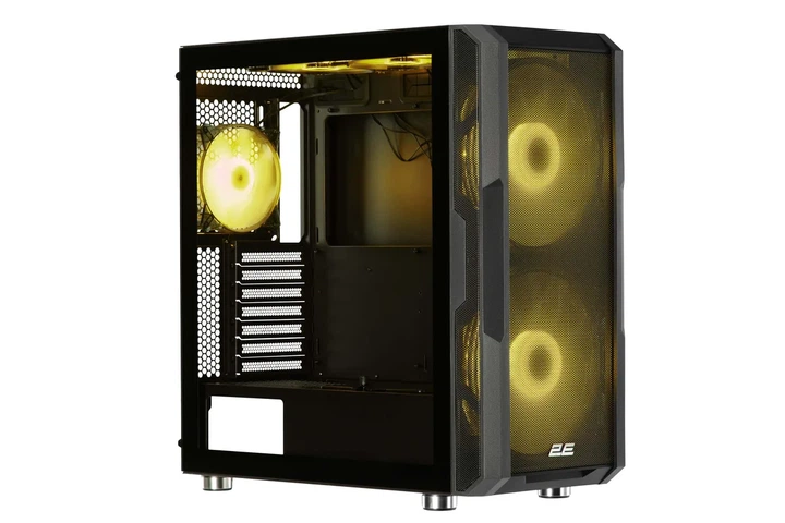 Корпус 2E Gaming черный Large Mid Tower с ARGB 2x200мм 3x120мм без БЖ - изображение 5