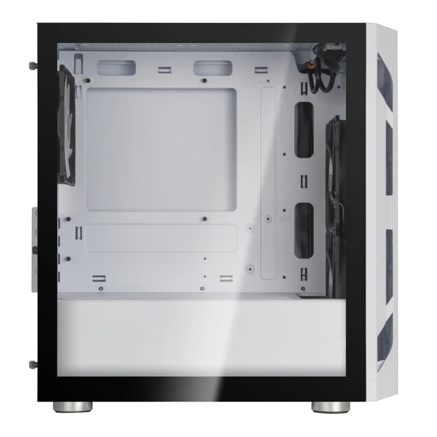 Корпус SilverStone Fara FAH1MW-PRO без БЖ, 1xUSB3.0, 2xUSB2.0, 3x120мм, ARGB VGA 320мм, LCS ready, TG боковая панель, mATX, белый. - изображение 4