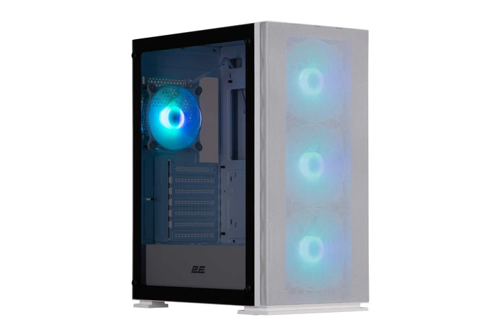 Корпус 2E GAMING Virtus Neo G3301NW без БЖ 2xUSB3.0, 1xUSB2.0, 3x140мм ARGB, 1x120мм ARGB, VGA 340мм, LCS ready, контроллер с пультом, TG боковая панель, ATX, белый. - изображение 3