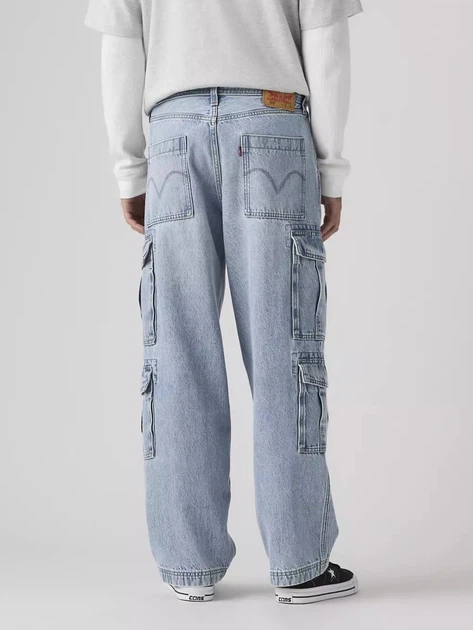 Джинсы Багги широкие мужские Levi`s 578 Baggy Cargos 225880585 34W32L Синие (1162568118) - изображение 2