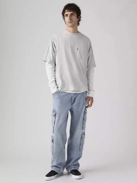 Джинсы Багги широкие мужские Levi`s 578 Baggy Cargos 225880585 34W32L Синие (1162568118) - изображение 5