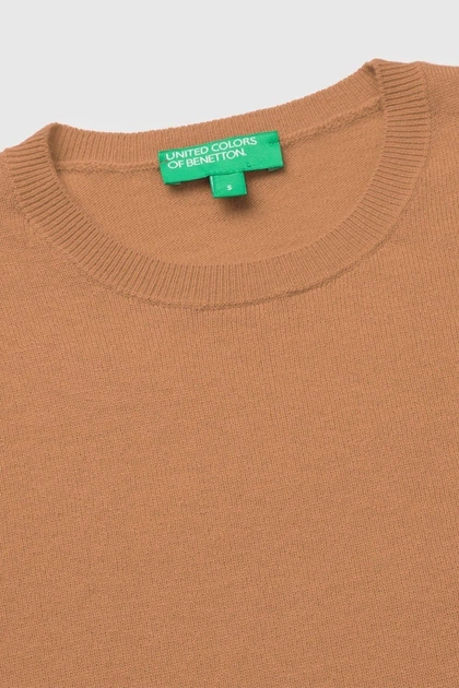 Светр Benetton 44(M) Коричневий (158115) - Фото 2 Светр Benetton 44(M) Коричневий (158115) - зображення 2