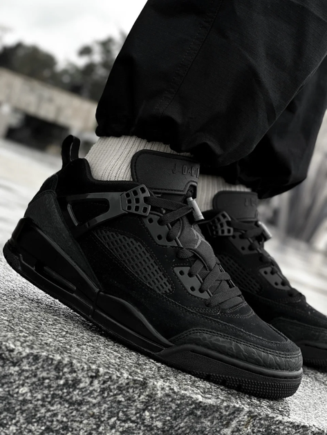 Кросівки Jordan Spizike Low “Black Cat” FQ1759-001 (8us/26см 41eur) - зображення 3