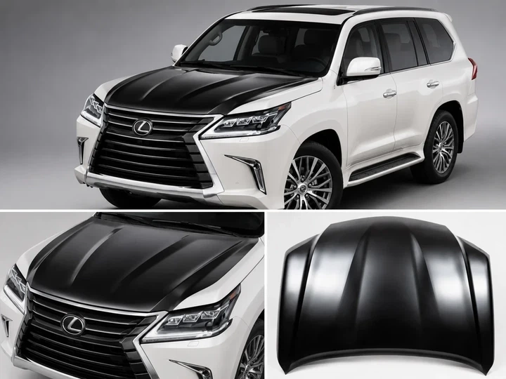 Капот сталевий для Lexus LX570/450d 2016-2024 рр - зображення 2