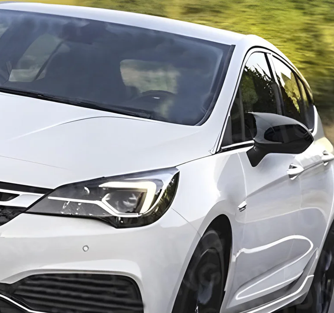 Накладки на зеркала BMW-style (2 шт) для Opel Astra K 2016-2021 гг - изображение 6
