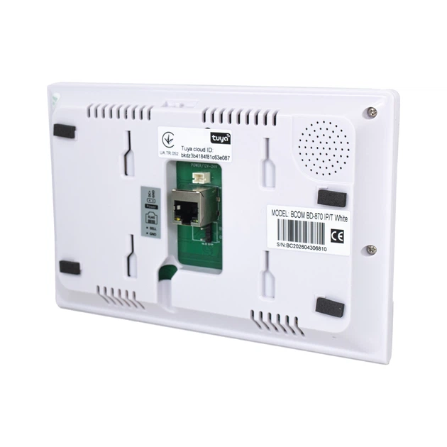 IP-відеодомофон BCOM BD-870 IP/T White з підтримкою Tuya Smart (306684) - изображение 2