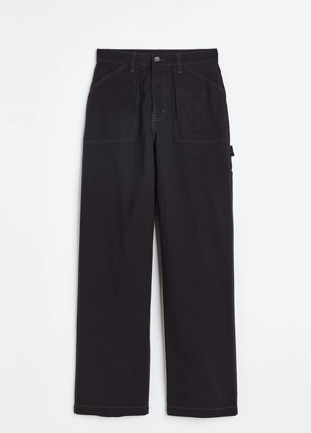 Штани H&M 18425 Чорний 38 (1129) - Фото 3 Штани H&M 18425 Чорний 38 (1129) - изображение 3