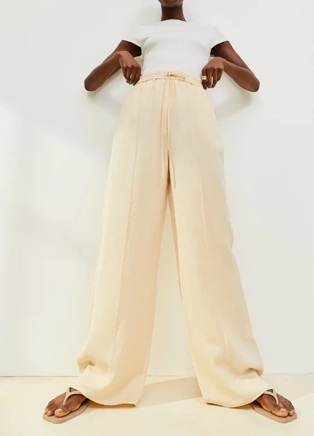 Штани H&M 18403 Світлий бежевий 44 (1000) - Фото 1 Штани H&M 18403 Світлий бежевий 44 (1000) - изображение 1