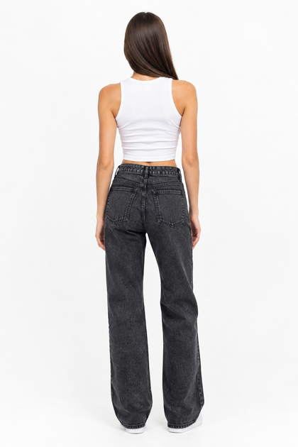 Джинсы женские Mango размер 42 eur черные 87001887 - изображение 2