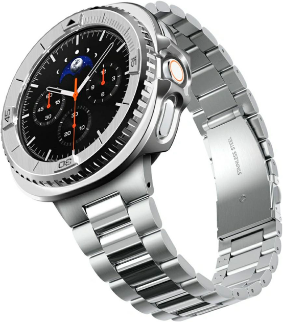 Etui Spigen Bezel Tune Pro Pilot do Samsung Galaxy Watch 8 Classic 46mm Silver (8800283311495) - obraz 8