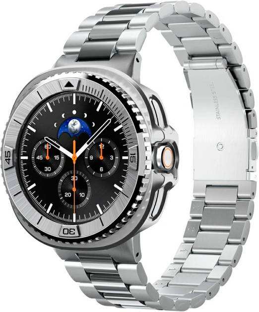 Etui Spigen Bezel Tune Pro Pilot do Samsung Galaxy Watch 8 Classic 46mm Silver (8800283311495) - obraz 10