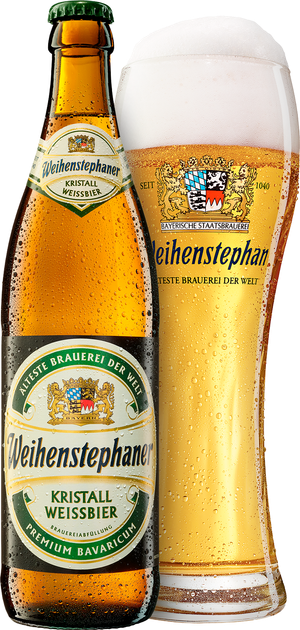 Упаковка пива Weihenstephaner Kristall світле пшеничне фільтроване 5.4% 0.5 л х 20 шт (4105120673823) - Фото 3 Упаковка пива Weihenstephaner Kristall світле пшеничне фільтроване 5.4% 0.5 л х 20 шт (4105120673823) - зображення 3
