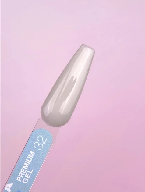 Гель LUNAMoon Premium Gel №32 - на 15 мл для укрепления, выравнивания и наращивания ногтей - изображение 2