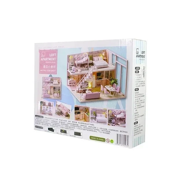 3D Румбокс Cute Room L-027 Pink House + Пилозахисний купол - изображение 3
