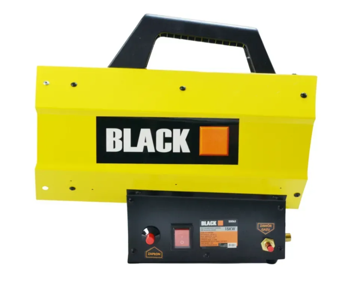 Газова теплова гармата BLACK 30 кВт Обігрівач на пропані та бутані зі шлангом і редуктором - зображення 6