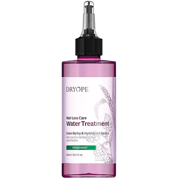 Рідкий догляд для волосся DRYOPE Hair Spa Water Treatment Fresh Mint з ментолом та освіжаючим ефектом 300 мл - Фото 1 Рідкий догляд для волосся DRYOPE Hair Spa Water Treatment Fresh Mint з ментолом та освіжаючим ефектом 300 мл - зображення 1