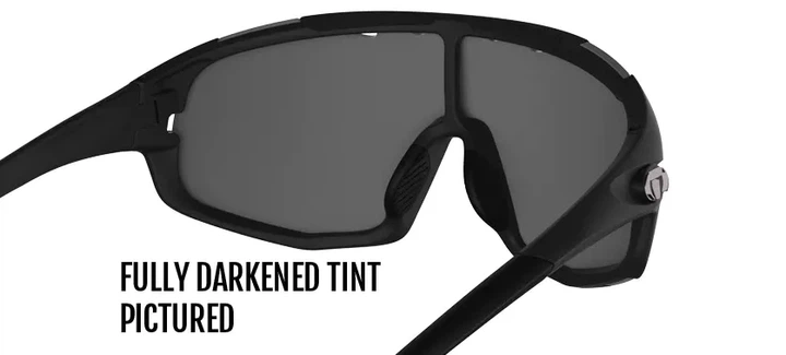 Окуляри спортивні Tifosi Sledge чорні матові лінзи Clarion Red Fototec - зображення 5