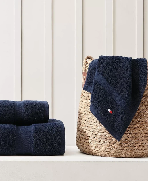 Рушник банний TOMMY HILFIGER (883893996380) Modern American Solid Cotton Bath Towel фіолетовий - Фото 3 Рушник банний TOMMY HILFIGER (883893996380) Modern American Solid Cotton Bath Towel фіолетовий - зображення 3
