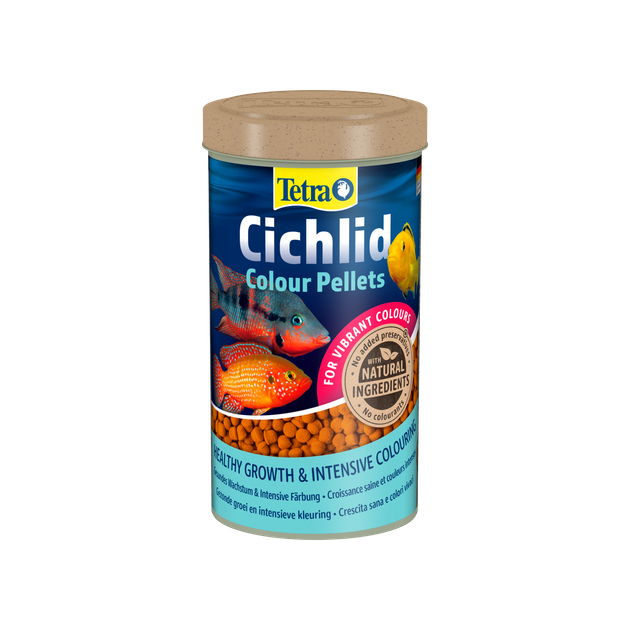 Корм Tetra Cichlid Colour тетра для всіх цихлід для яскравості забарвлення гранули 500 мл - Фото 1 Корм Tetra Cichlid Colour тетра для всіх цихлід для яскравості забарвлення гранули 500 мл - зображення 1