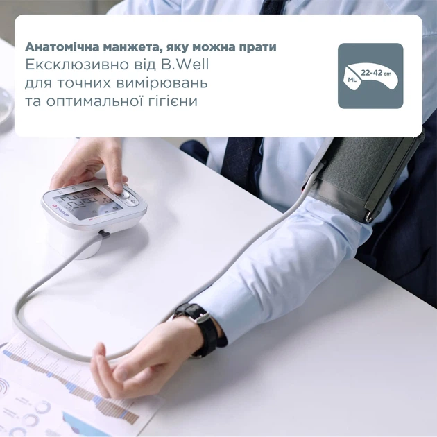 Автоматический тонометр с выявлением фибрилляции AFib TH-75 B.Well - изображение 9