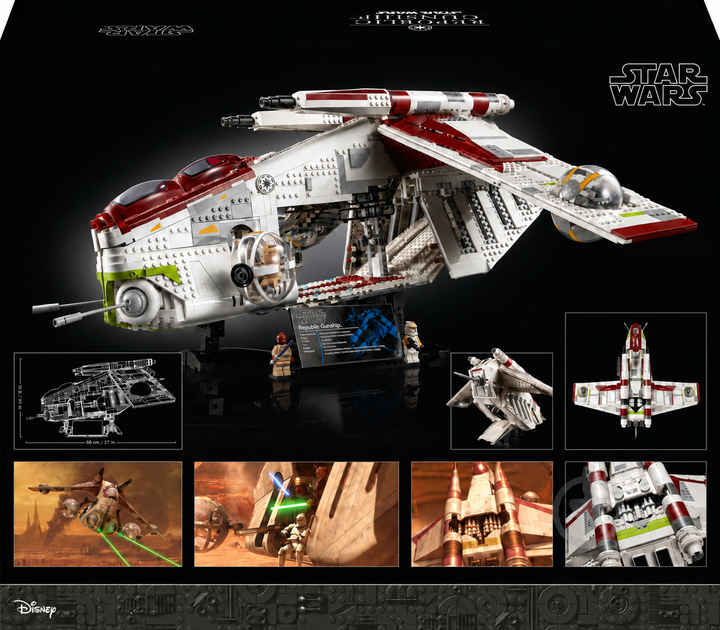 Конструктор Star Wars | Звёздные Войны | Republic Gunship | 3292 детали | 75309 - Фото 5 Конструктор Star Wars | Звёздные Войны | Republic Gunship | 3292 детали | 75309 - изображение 5