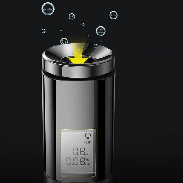 Алкотестер Baseus Digital Alcohol Tester CRCX-01 Type-C чорний - Фото 7 Алкотестер Baseus Digital Alcohol Tester CRCX-01 Type-C чорний - зображення 7