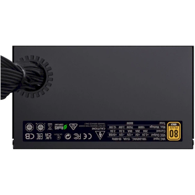 Блок питания 800 Вт GameMax GX-800 Gold - изображение 9