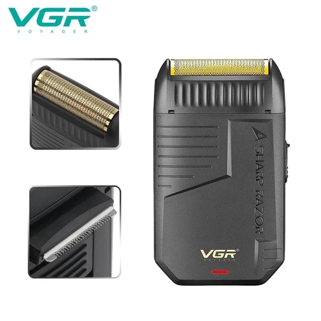 Электробритва VGR V-375 Black сеточная аккумуляторная - изображение 5