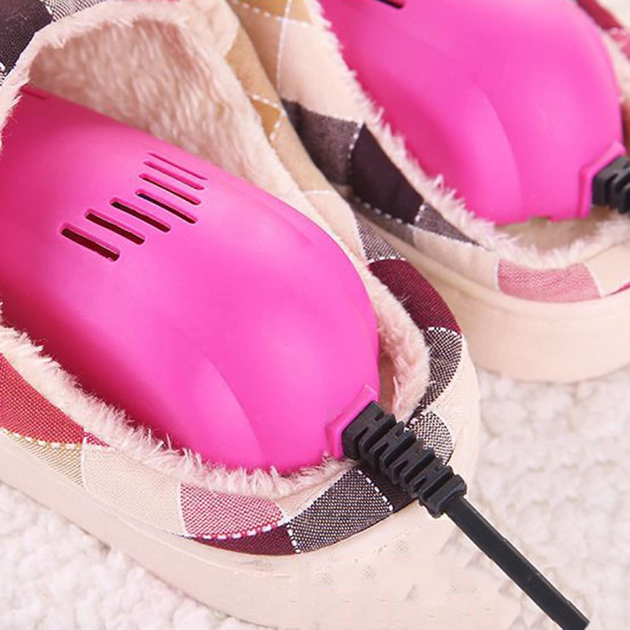 Електрична сушарка для взуття Shoes Dryer 220 В, рожева - зображення 3