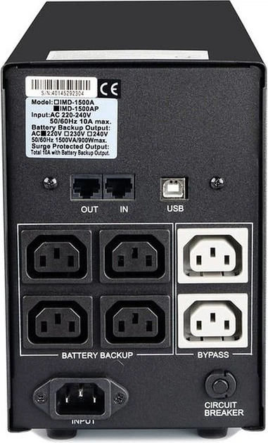 ИБП Powercom IMD-1025AP LCD - Фото 3 ИБП Powercom IMD-1025AP LCD - изображение 3