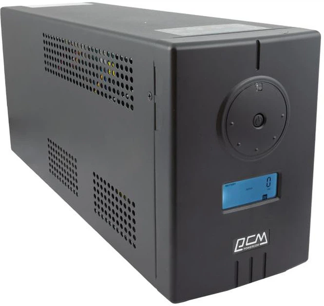ДБЖ Powercom для котла з чистою синусоідою INF-1500 (INF1500) - зображення 2