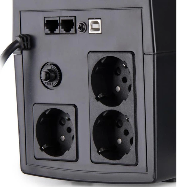 ИБП Vinga LED 1200VA Shuko USB Plastic Case (VPE-1200PU) - изображение 8